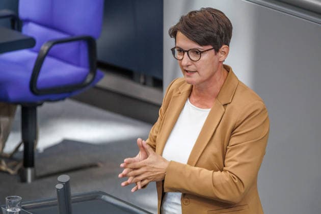 Bundestag Dr. Irene Mihalic von Buendnis 90 Die Gruenen im Deutschen Bundestag am 23.09.26 in Berlin. Berlin Berlin Deutschland Bundestag