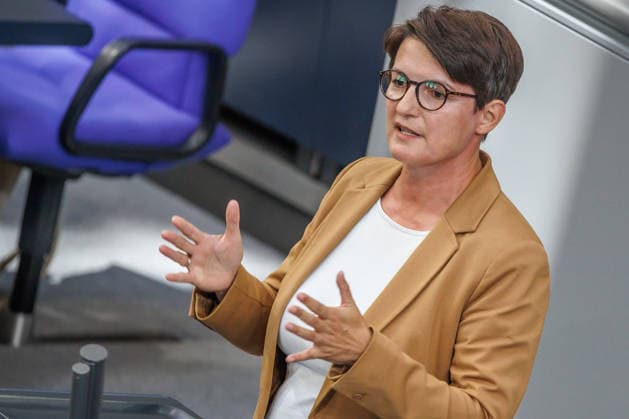 Bundestag Dr. Irene Mihalic von Buendnis 90 Die Gruenen im Deutschen Bundestag am 23.09.26 in Berlin. Berlin Berlin Deutschland Bundestag
