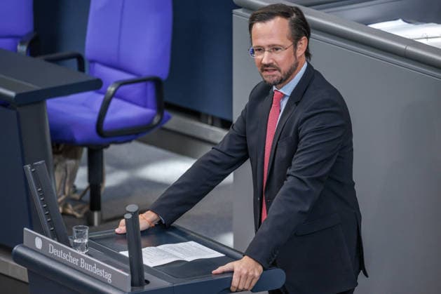 Bundestag Dr. Bernd Baumann (SPD) im Deutschen Bundestag am 23.09.26 in Berlin. Berlin Berlin Deutschland Bundestag
