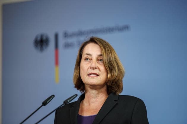 Statement Bundesinnenminister Dobrindt Pressekonferenz zum Aktionsplan Sozialleistungsmissbrauch mit Bundesinnenminister Alexander Dobrindt und Staatssekretärin Leonie Gebers (SPD) am 23.09.2026 in Berlin. Berlin Berlin Deutschland Bundes Innenministerium