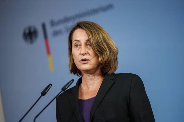 Statement Bundesinnenminister Dobrindt Pressekonferenz zum Aktionsplan Sozialleistungsmissbrauch mit Bundesinnenminister Alexander Dobrindt und Staatssekretärin Leonie Gebers (SPD) am 23.09.2026 in Berlin. Berlin Berlin Deutschland Bundes Innenministerium