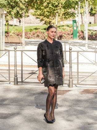 IPA88870865 - Milan, Milan Women s Fashion Week Spring Summer 2027 - Women s Fashion, Spring Summer 2027 - JIL SANDER fashion show - arrivals - pictured: Sophia Roe  Copyright: xEmanuelexRobertoxDexCarlix xx IPA88870865