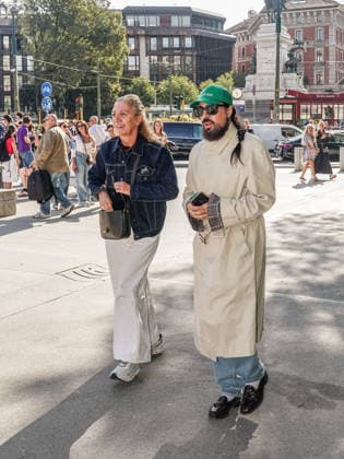 IPA88870921 - Milan, Milan Women s Fashion Week Spring Summer 2027 - Women s Fashion, Spring Summer 2027 - JIL SANDER fashion show - arrivals - pictured: Alessandro Michele  Copyright: xEmanuelexRobertoxDexCarlix xx IPA88870921