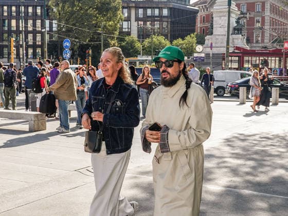IPA88870923 - Milan, Milan Women s Fashion Week Spring Summer 2027 - Women s Fashion, Spring Summer 2027 - JIL SANDER fashion show - arrivals - pictured: Alessandro Michele  Copyright: xEmanuelexRobertoxDexCarlix xx IPA88870923