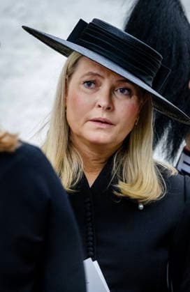 23-09-2026 Norway Funeral of Princess Astrid at the Ris Church in Oslo. Queen Mette-Marit Â  Copyright: xPPEx