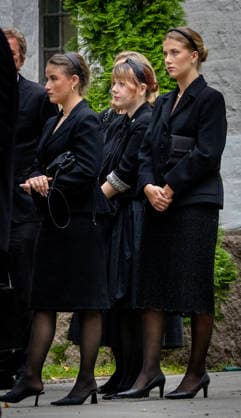 23-09-2026 Norway Funeral of Princess Astrid at the Ris Church in Oslo. Maud and Leah and Emma Â  Copyright: xPPEx