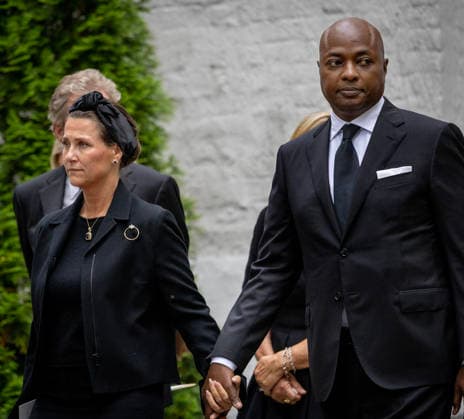 23-09-2026 Norway Funeral of Princess Astrid at the Ris Church in Oslo. Princess Martha Louise of Norway and American Shaman Durek Â  Copyright: xPPEx