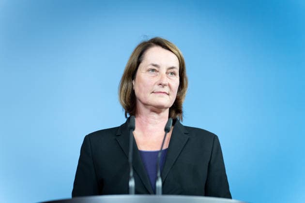 Leonie Gebers Berlin, Bundesministerium des Innern, Aktionsplan der Bundesregierung gegen Sozialleistungsmissbrauch und Ausbeutung, Leonie Gebers, Staatssekretärin im Bundesministerium für Arbeit und Soziales Berlin Berlin GER