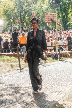 IPA88872321 - MILAN - Milan Women s Fashion Week Spring Summer 2026 2027 - Antonio Marras s fashion show at the Stendhal Gardens - Vincenzo Muccioli in the Solari Tortona area.  Copyright: xEmanuelexRobertoxDexCarlix xx IPA88872321