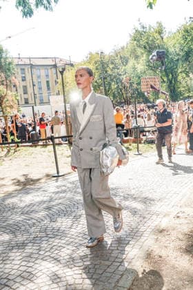 IPA88872310 - MILAN - Milan Women s Fashion Week Spring Summer 2026 2027 - Antonio Marras s fashion show at the Stendhal Gardens - Vincenzo Muccioli in the Solari Tortona area.  Copyright: xEmanuelexRobertoxDexCarlix xx IPA88872310