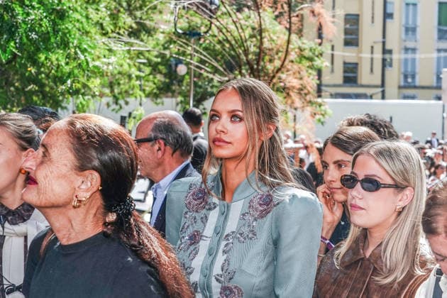 IPA88872336 - MILAN - Milan Women s Fashion Week Spring Summer 2026 2027 - Antonio Marras s fashion show at the Stendhal Gardens - Vincenzo Muccioli in the Solari Tortona area. Pictured: Laila Hasanovich  Copyright: xEmanuelexRobertoxDexCarlix xx IPA88872336