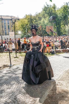 IPA88872326 - MILAN - Milan Women s Fashion Week Spring Summer 2026 2027 - Antonio Marras s fashion show at the Stendhal Gardens - Vincenzo Muccioli in the Solari Tortona area.  Copyright: xEmanuelexRobertoxDexCarlix xx IPA88872326