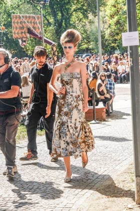 IPA88872294 - MILAN - Milan Women s Fashion Week Spring Summer 2026 2027 - Antonio Marras s fashion show at the Stendhal Gardens - Vincenzo Muccioli in the Solari Tortona area.  Copyright: xEmanuelexRobertoxDexCarlix xx IPA88872294