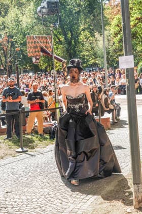 IPA88872325 - MILAN - Milan Women s Fashion Week Spring Summer 2026 2027 - Antonio Marras s fashion show at the Stendhal Gardens - Vincenzo Muccioli in the Solari Tortona area.  Copyright: xEmanuelexRobertoxDexCarlix xx IPA88872325