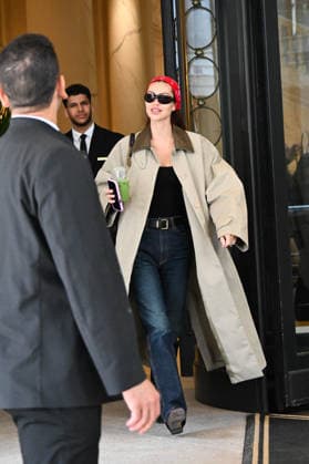 IPA88873122 - Milan, Fashion Week, leaving Palazzo Parigi Pictured: Amelia Gray Hamlin  Copyright: xManuelexMangiarotti ipa-agency.netx xManuelexMangiarottix IPA88873122