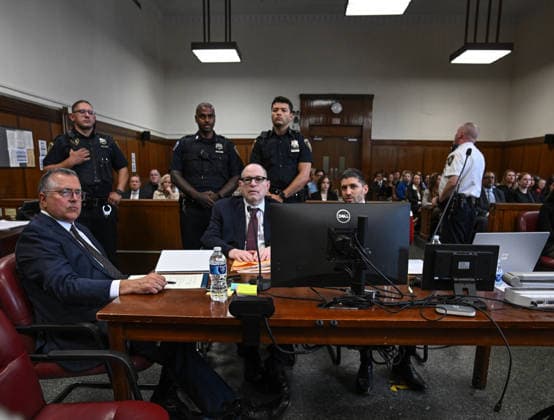 Harvey Weinstein appears in Manhattan Supreme Court to be sentenced for sexually assaulting Miriam Haley Tuesday, September 23, 2026 in New York City New York. Pool  NYP202609239040 DEANxMOSES