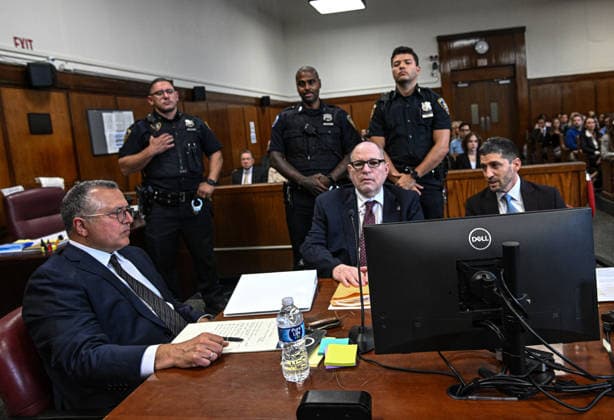 Harvey Weinstein appears in Manhattan Supreme Court to be sentenced for sexually assaulting Miriam Haley Tuesday, September 23, 2026 in New York City New York. Pool  NYP202609239043 DEANxMOSES