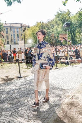 IPA88872302 - MILAN - Milan Women s Fashion Week Spring Summer 2026 2027 - Antonio Marras s fashion show at the Stendhal Gardens - Vincenzo Muccioli in the Solari Tortona area.  Copyright: xEmanuelexRobertoxDexCarlix xx IPA88872302