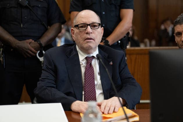 Harvey Weinstein appears in Manhattan Supreme Court to be sentenced for sexually assaulting Miriam Haley Tuesday, September 23, 2026 in New York City New York. Pool  NYP202609239004 BARRYxWILLIAMS