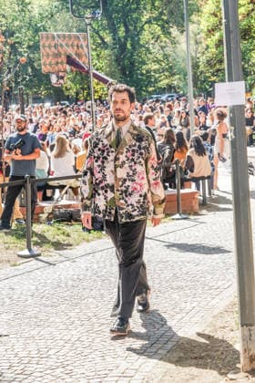 IPA88872316 - MILAN - Milan Women s Fashion Week Spring Summer 2026 2027 - Antonio Marras s fashion show at the Stendhal Gardens - Vincenzo Muccioli in the Solari Tortona area.  Copyright: xEmanuelexRobertoxDexCarlix xx IPA88872316