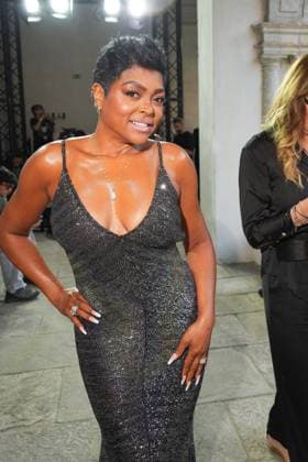 IPA88874860 - Milan, Milan Women s Fashion Week Spring Summer 2027 - Women s Fashion, Spring Summer 2027 - MISSONI fashion show - arrivals - pictured: Taraji P. Henson  Copyright: xRiccardoxGIordanox xRiccardoxGiordano IPAx IPA88874860