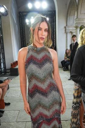 IPA88874848 - Milan, Milan Women™s Fashion Week Spring Summer 2027 - Women™s Fashion, Spring Summer 2027 - Missoni fashion show - pictured in the front row: guest  Copyright: xRiccardoxGIordanox xRiccardoxGiordano IPAx IPA88874848