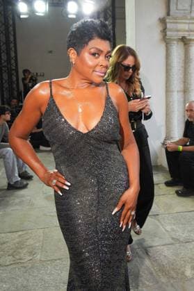 IPA88874859 - Milan, Milan Women s Fashion Week Spring Summer 2027 - Women s Fashion, Spring Summer 2027 - MISSONI fashion show - arrivals - pictured: Taraji P. Henson  Copyright: xRiccardoxGIordanox xRiccardoxGiordano IPAx IPA88874859