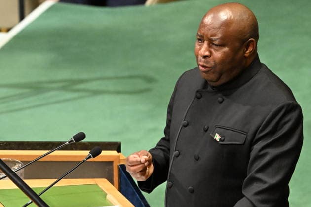 President Evariste Ndayishimiye of Burundi addresses day 2 of the opening of the 81st Session of the United Nations General Assembly at United Nations Headquarters in New York, New York, USA on Wednsday, 23 September, 2026. Copyright: xKylexMazzax xPoolxviaxCNPx MediaPunchx