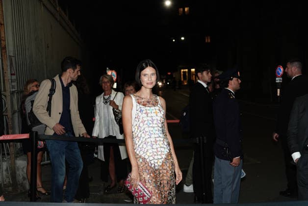 IPA88878390 - MILAN - Gala dinner at the Royal Palace in Milan to mark the opening of Milan Women s Fashion Week 2026 2027. Pictured: Bianca Balti.  Copyright: xEmanuelexRobertoxDexCarlix xx IPA88878390