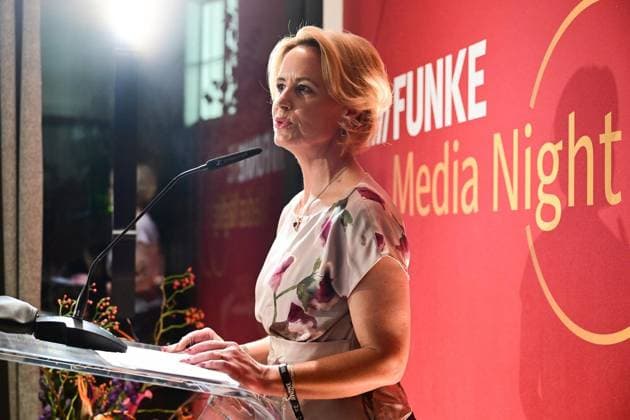 FUNKE Media Night ** NUR FÜR REDAKTIONELLE ZWECKE ** EDITORIAL USE ONLY **<p>Die Media Night im Stue, fotografiert am 23.09.2026 in Berlin. Berlin Berlin Berlin Copyright: MaurizioxGambarini