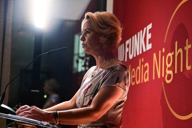 FUNKE Media Night ** NUR FÜR REDAKTIONELLE ZWECKE ** EDITORIAL USE ONLY **<p>Die Media Night im Stue, Julia Becker, Verlegerin der Funke-Mediengruppe , fotografiert am 23.09.2026 in Berlin. Berlin Berlin Berlin Copyright: MaurizioxGambarini