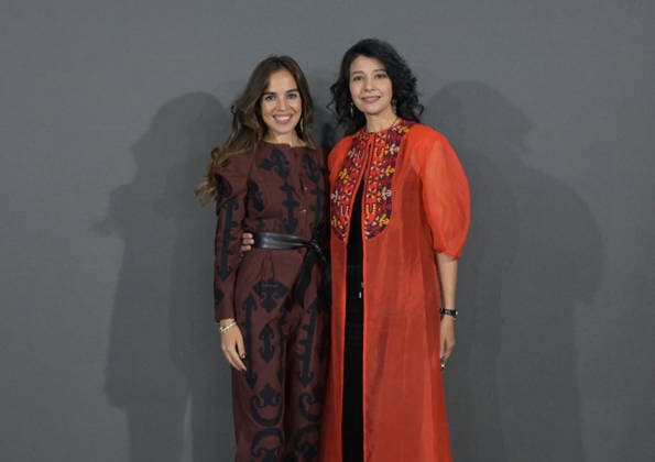 IPA88882182 - Milan, Italy ORIENTAL FASHION SHOW SS27 MFW Fashion Show and Backstage Spring Summer 2027 In the photo: designers from RENA Madrid, Casablanca, and GOWHER GOUVERNET at the fashion show  Copyright: xNickxZonnaxxcopyrightx x xNickxZonnax IPA88882182