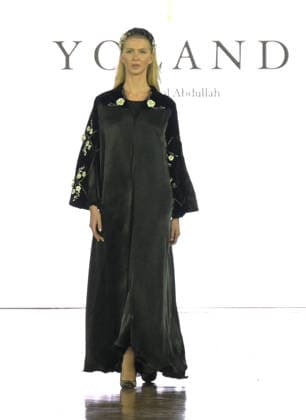 IPA88882207 - Milan, Italy ORIENTAL FASHION SHOW SS27 MFW Fashion Show and Backstage Spring Summer 2027 In the photo: YOLAND by Tafool Abdullah fashion show  Copyright: xNickxZonnaxxcopyrightx x xNickxZonnax IPA88882207