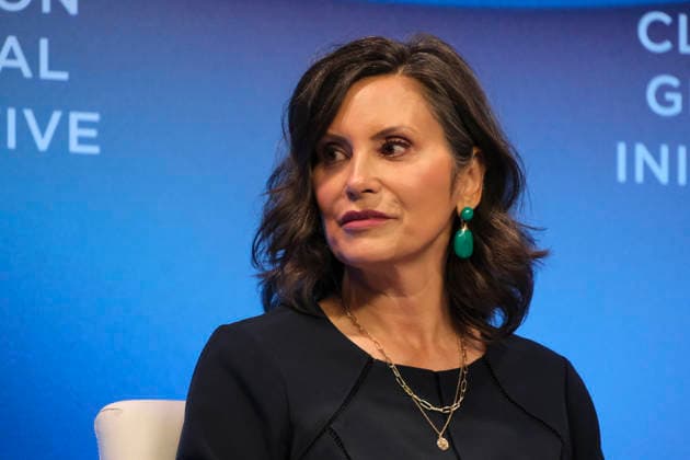 NEW YORK, NY- SEPTEMBER 23: Michigan Governor Gretchen Whitmer on stage at the Clinton Global Initiative 2026 Annual Meeting at The New York Hilton Midtown in New York City on September 23, 2026. Copyright: xKatiexGodowskix