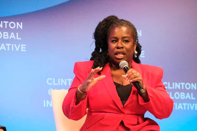NEW YORK, NY - SEPTEMBER 23: Uzo Aduba on stage at the Clinton Global Initiative 2026 Annual Meeting at The New York Hilton Midtown in New York City on September 23, 2026 Copyright: xKatiexGodowskix