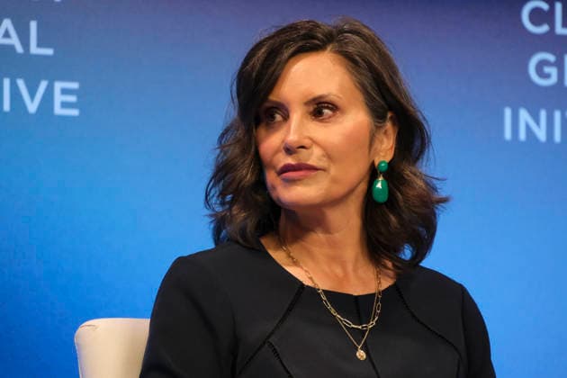 NEW YORK, NY- SEPTEMBER 23: Michigan Governor Gretchen Whitmer on stage at the Clinton Global Initiative 2026 Annual Meeting at The New York Hilton Midtown in New York City on September 23, 2026. Copyright: xKatiexGodowskix