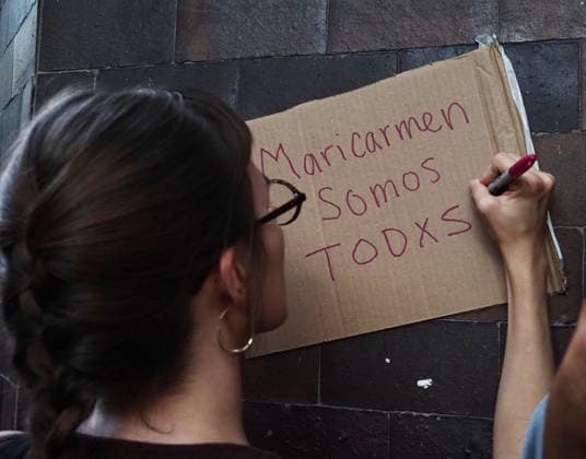 September 23, 2026, Lima, Lima, Peru: MADRID, SPAIN - SEPTEMBER 23: Hundreds of people protested outside the so-called Ayuso s penthouse following the eviction of Maricarmen, an 87-year-old woman, after her removal from her home. Demonstrators condemned the eviction, blocking traffic in the streets of Madrid. Lima Peru - ZUMAh199 20260923_zip_h199_012 Copyright: xAaronxHerediax