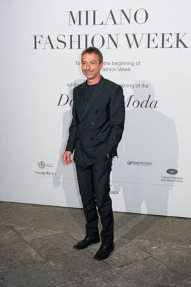 IPA88882546 - Milan, Milan Women™s Fashion Week Spring Summer 2027 - Women™s Fashion, Spring Summer 2027 - Gala Dinner hosted by the National Chamber of Italian Fashion - Arrivals in the photo: Guest  Copyright: xRiccardoxGIordanox xRiccardoxGiordano IPAx IPA88882546