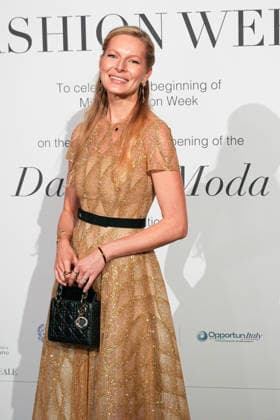 IPA88882598 - Milan, Milan Women™s Fashion Week Spring Summer 2027 - Women™s Fashion, Spring Summer 2027 - Gala Dinner hosted by the National Chamber of Italian Fashion - Arrivals Pictured: Ludmilla Voronkina  Copyright: xRiccardoxGIordanox xRiccardoxGiordano IPAx IPA88882598