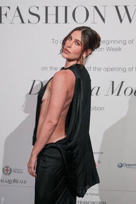 IPA88882698 - Milan, Milan Women™s Fashion Week Spring Summer 2027 - Women™s Fashion, Spring Summer 2027 - Gala Dinner hosted by the National Chamber of Italian Fashion - Arrivals Pictured: Scout Willis  Copyright: xRiccardoxGIordanox xRiccardoxGiordano IPAx IPA88882698