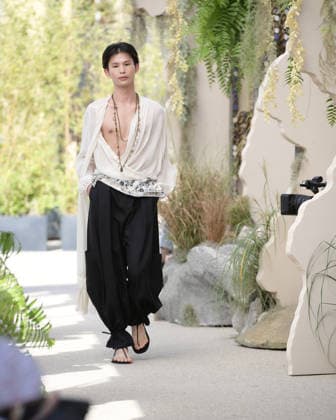 September 23, 2026, Milan, Lombardy, Italy: Models present the SARAWONG Spring Summer 2027 collection during Milan Fashion Week in Milan Italy on September 23 2026. The new collection was unveiled at 10 Corso Como during the official Milan Fashion Week Spring Summer 2027 calendar. Milan Italy  - ZUMAp285 20260923_zep_p285_047 Copyright: xGennaroxPiscopox
