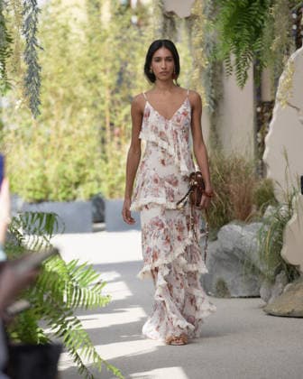 September 23, 2026, Milan, Lombardy, Italy: Models present the SARAWONG Spring Summer 2027 collection during Milan Fashion Week in Milan Italy on September 23 2026. The new collection was unveiled at 10 Corso Como during the official Milan Fashion Week Spring Summer 2027 calendar. Milan Italy  - ZUMAp285 20260923_zep_p285_082 Copyright: xGennaroxPiscopox