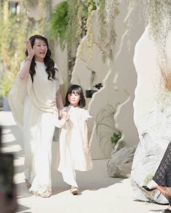 September 23, 2026, Milan, Lombardy, Italy: Models present the SARAWONG Spring Summer 2027 collection during Milan Fashion Week in Milan Italy on September 23 2026. The new collection was unveiled at 10 Corso Como during the official Milan Fashion Week Spring Summer 2027 calendar. Milan Italy  - ZUMAp285 20260923_zep_p285_102 Copyright: xGennaroxPiscopox