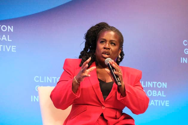 New York, NY: September 23rd 2026- Actress and producer Uzo Aduba onstage at the Clinton Global Initiative 2026 Annual Meeting at The New York Hilton Midtown in New York, NY on September 23, 2026 Katie Godowski Media Punch Copyright: xKatiexGodowski MediaxPunchx