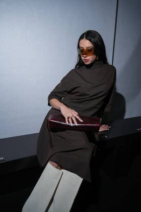 IPA88885951 - Milan, Milan Women™s Fashion Week Spring Summer 2027 - Women™s Fashion, Spring Summer 2027 - Maison Margela fashion show - front row Pictured: NaÃ¯ka  Copyright: xRiccardoxGIordanox xRiccardoxGiordano IPAx IPA88885951