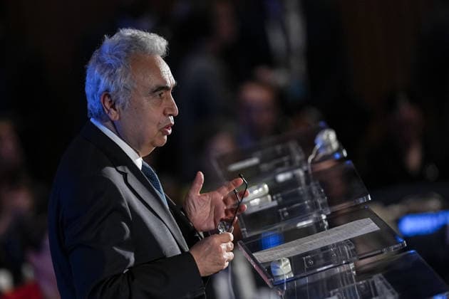 UN Climate Summit 2026 held at headquarters in New York NEW YORK, UNITED STATES - SEPTEMBER 23: Executive Director of the International Energy Agency (IEA) Fatih Birol delivers a speech during the UN Secretary-General s climate event at the United Nations headquarters in New York, United States, on September 23, 2026. Mehmet Eser Anadolu New York United States. Editorial use only. Please get in touch for any other usage.  Copyright: x2026xAnadoluxMehmetxEserx