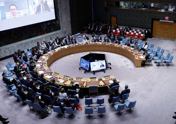 CEO of OpenAI Sam Altman attends at a United Nations Security Council meeting on artificial intelligence (AI) and international security under Maintenance of International Peace and Security at the UN General Assembly 81st session General Debate at the United Nations Headquarters on Wednesday, September 23, 2026 in New York City.  NYP202609232052 JOHNxANGELILLO