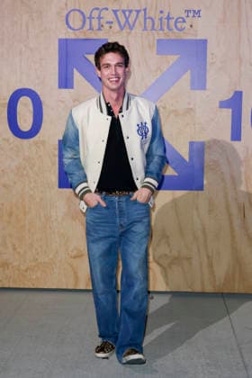 MFW Spring Summer 2027 Off-White™ 10x10 Imaginary Palace Party MP MILAN, ITALY - SEPTEMBER 23: Luca Mornet attends Off-White™ 10x10 Imaginary Palace during Milan Fashion Week Womenswear Spring Summer 2027 on September 23, 2026 in Milan, Italy. Photo by Marco Piovanotto Abacapress.com Milan Italy  Copyright: xPiovanottoxMarco ABACAx