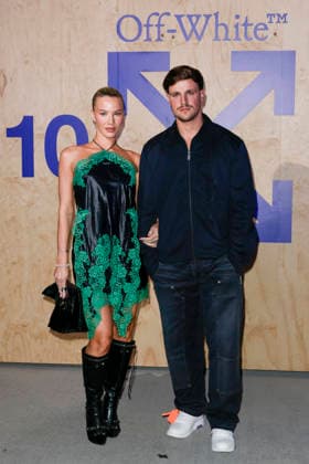 MFW Spring Summer 2027 Off-White™ 10x10 Imaginary Palace Party MP MILAN, ITALY - SEPTEMBER 23: Grace Rosà Jackson, Luca Bish attends Off-White™ 10x10 Imaginary Palace during Milan Fashion Week Womenswear Spring Summer 2027 on September 23, 2026 in Milan, Italy. Photo by Marco Piovanotto Abacapress.com Milan Italy  Copyright: xPiovanottoxMarco ABACAx