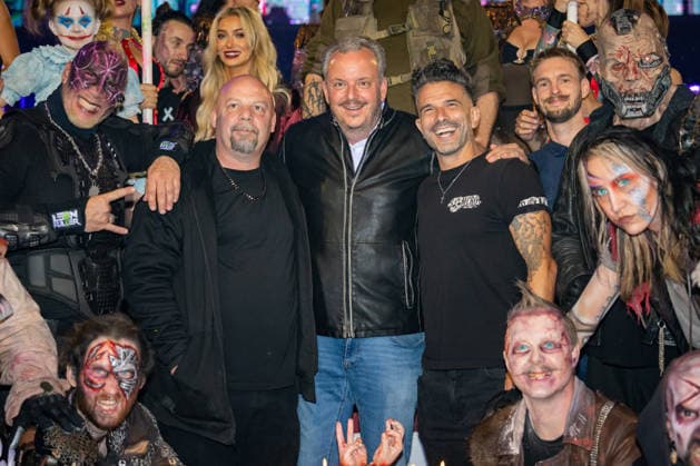 Traumatica, Pre Opening, 23. September 2026, Europa-Park Rust, 20 Jahre Horror, 10 Jahre Traumatica, Jubiläum, Halloween, Grusel, Horror, Erschrecker, Kostüme, Horror-Attraktionen, Freizeitpark, Herbstsaison, Tourismus.Marc Terenzi, Bill McCoy, Michael Mack, Rust Europa Park Baden-Württemberg Deutschland Copyright: xFINLEYxMÖRCHx